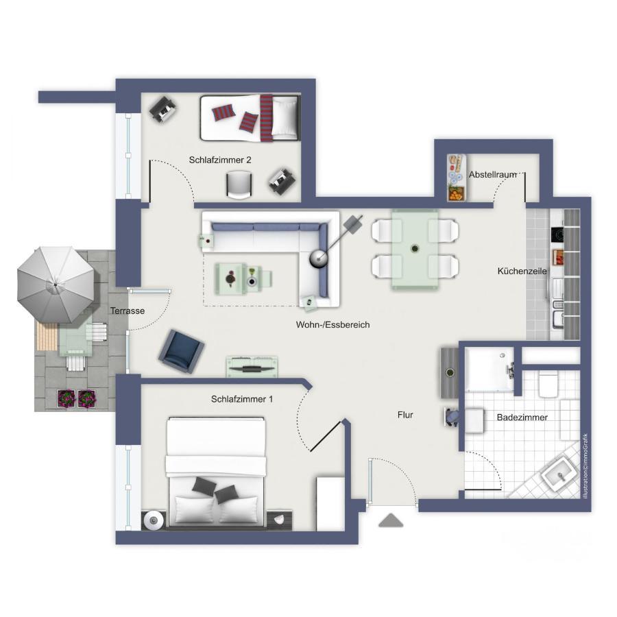 Haus Am Park Wohnung 04 Ostseebad Kühlungsborn Eksteriør bilde